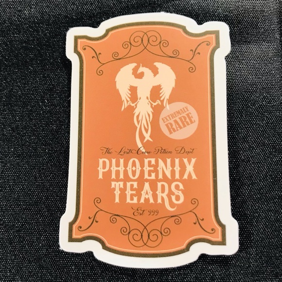 Phoenix Tears Witchy Sorceress Supreme Potion B0ttle Label Sticker - Picture 2 of 9